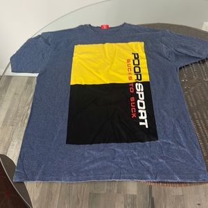 Clsc poor sport T shirt size L